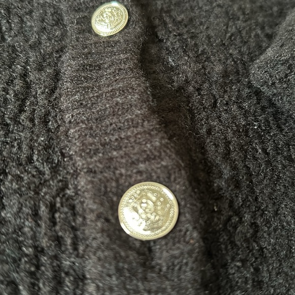 H&M Bouclé Cropped Button Cardigan - Picture 5 of 5